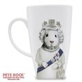 Empire Art Direct Empire Art Direct MUG-PR029-20 20 oz Pets Rock HRH Collectible Fine Bone China Coffee Mug - White MUG-PR029-20